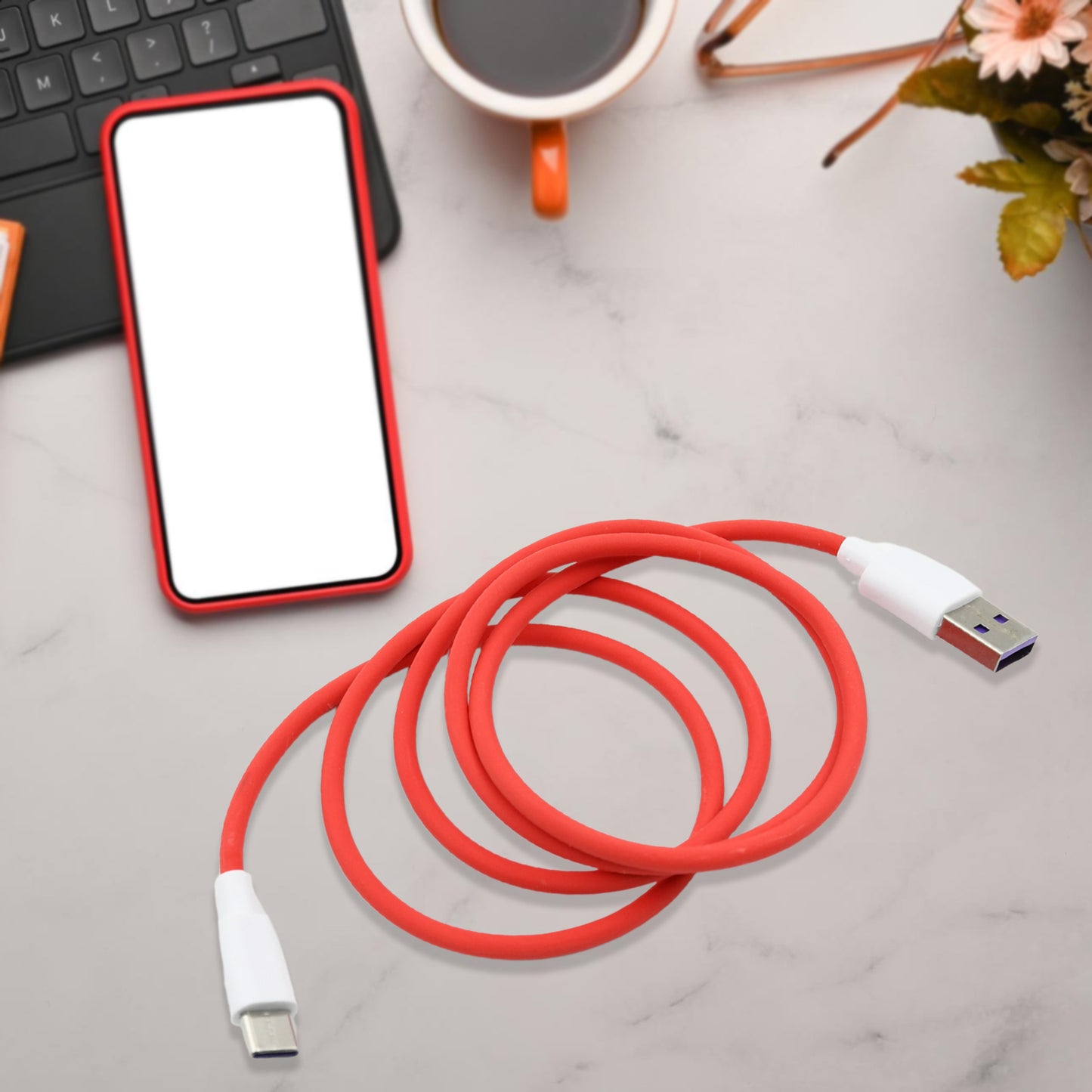 Unique Type C Dash Charging Usb Data Cable Fast Charging Cable Data Transfer Cable For All C Type Mobile Use
