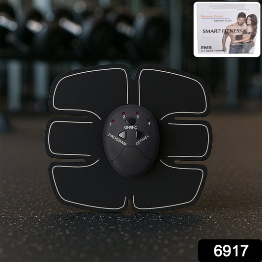 Wireless 6-Pack Abs Stimulator – Rechargeable Vibrating Muscle Exerciser & Body Massager for Abdominal Training