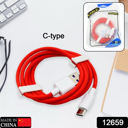 Unique Type C Dash Charging Usb Data Cable Fast Charging Cable Data Transfer Cable For All C Type Mobile Use