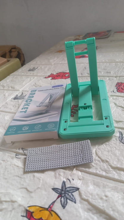 Mobile Phone Stand Mobile Phone Holder Table Adjustable Angle Height Foldable Non-slip Sturdy Mobile Phone Holder Desktop Phone Holder For All Smartphones