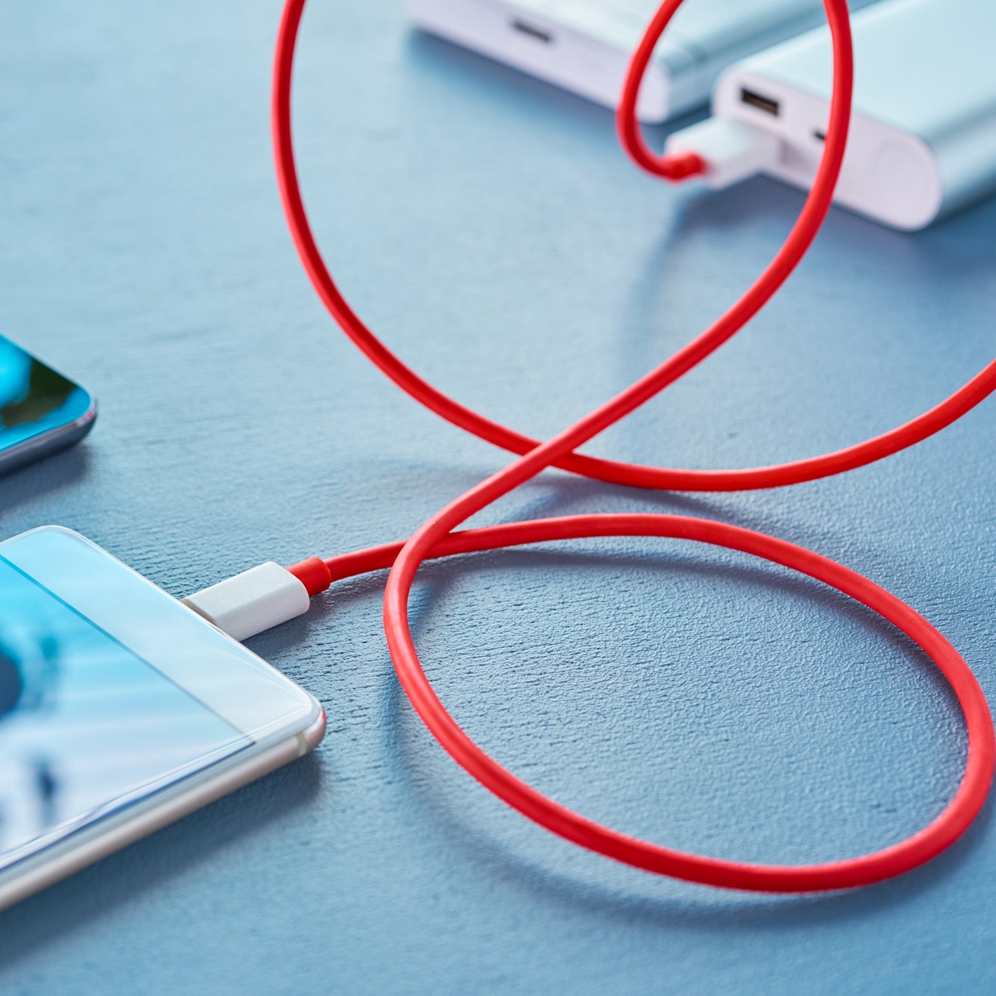 Unique Type C Dash Charging Usb Data Cable  Fast Charging Cable  Data Transfer Cable For C Type Mobile Use 1 Meter ( Red )