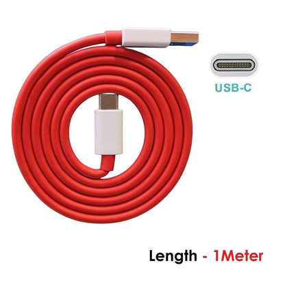Unique Type C Dash Charging Usb Data Cable  Fast Charging Cable  Data Transfer Cable For C Type Mobile Use 1 Meter ( Red )