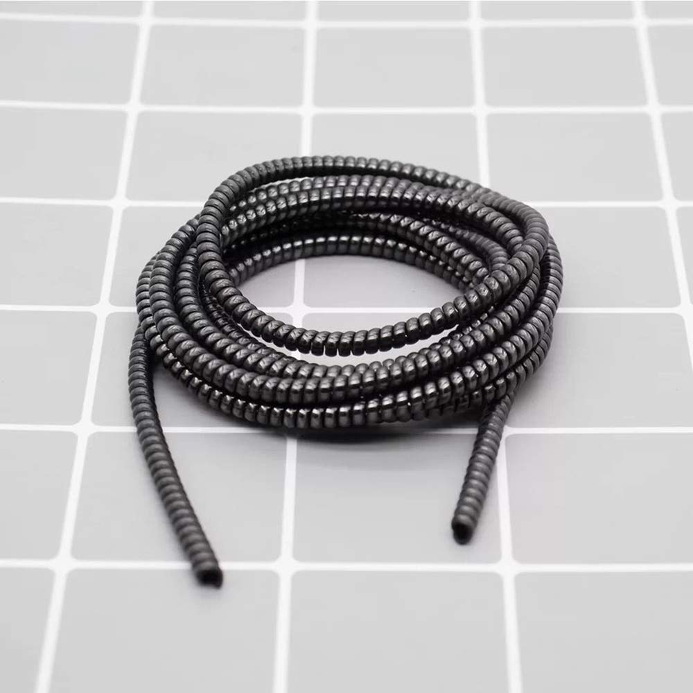 Metallic Finish Cable Spiral Protectorwire Repairpet Cord Protectorheadphone Saver Cable Wrapcover For Mac Charging Cable